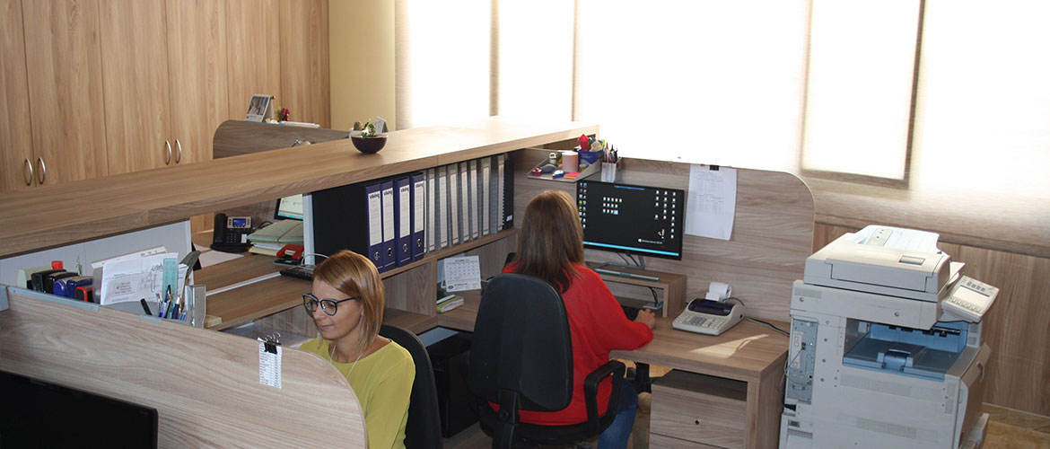 Il nostro staff amministrativo al lavoro