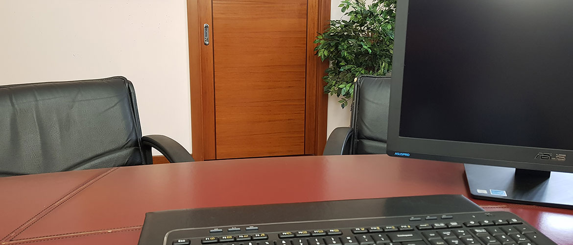 La sala riunioni dello studio